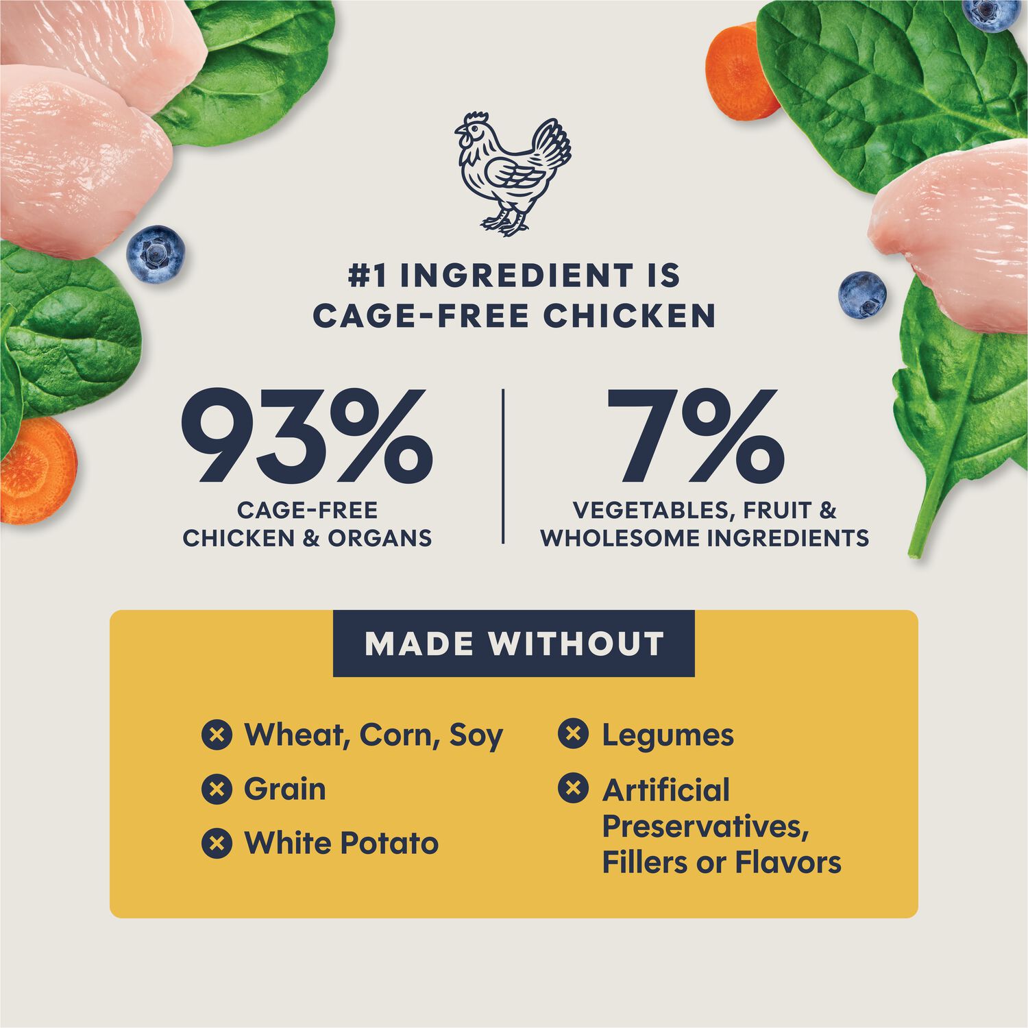 Instinct Freshdried Pates Grain-Free Freeze-Dried Raw Adult Cat Food, Cage-Free Chicken Entr&eacute;e, 13-Oz Bag