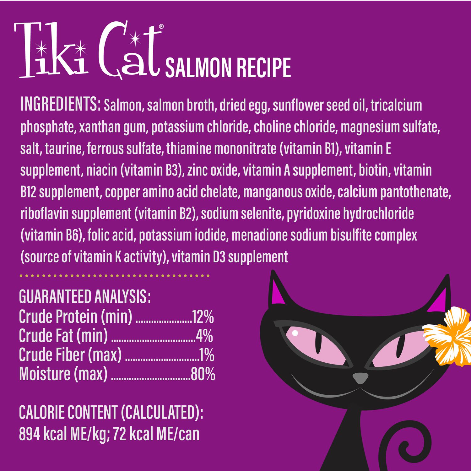 Tiki Cat Luau Velvet Mousse Wet Cat Food, Tuna & Mackerel, 2.8-Oz Pouch