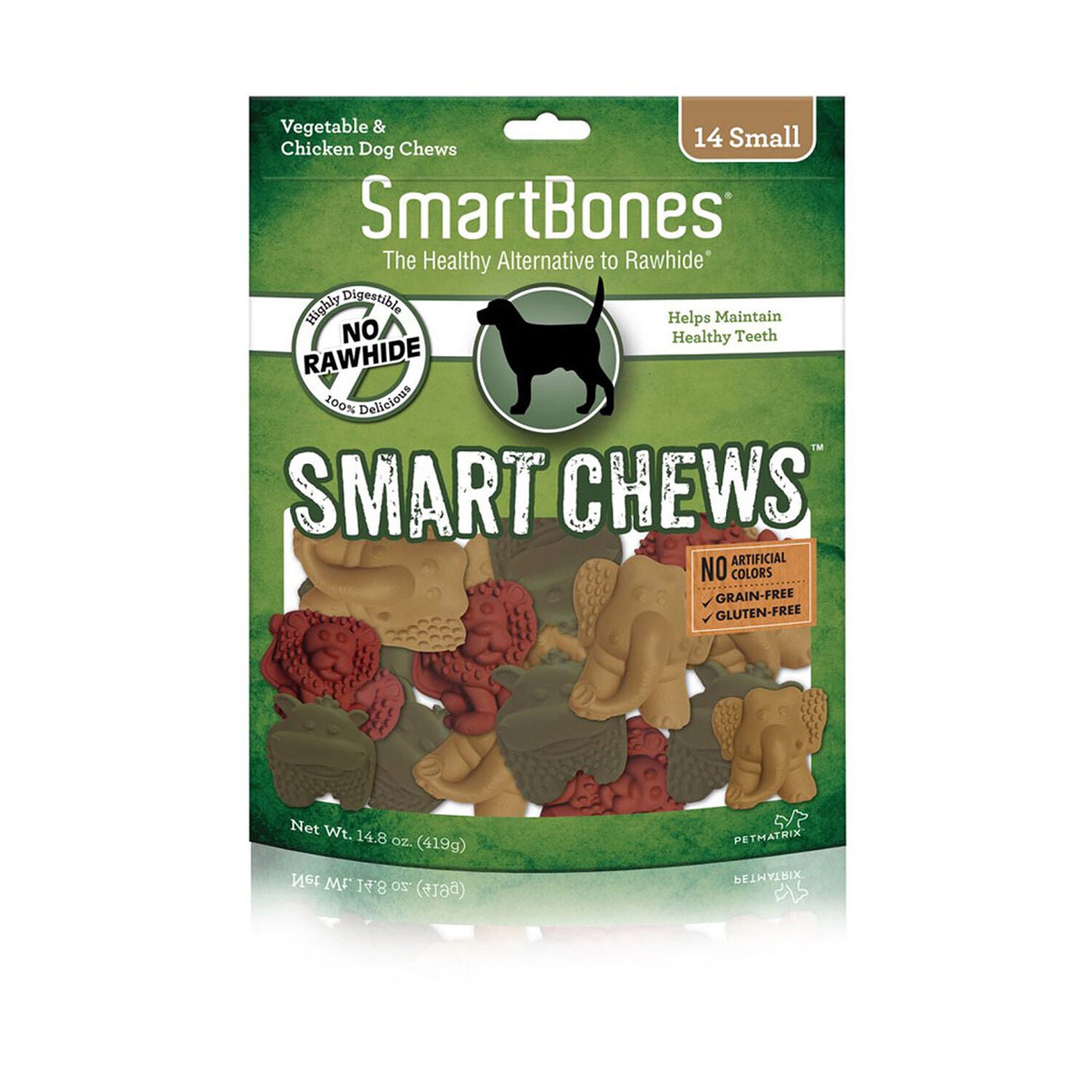 Smartbones Smart Chews Small Grain Free Rawhide Alternative Chews Dog Treats, 14 Count