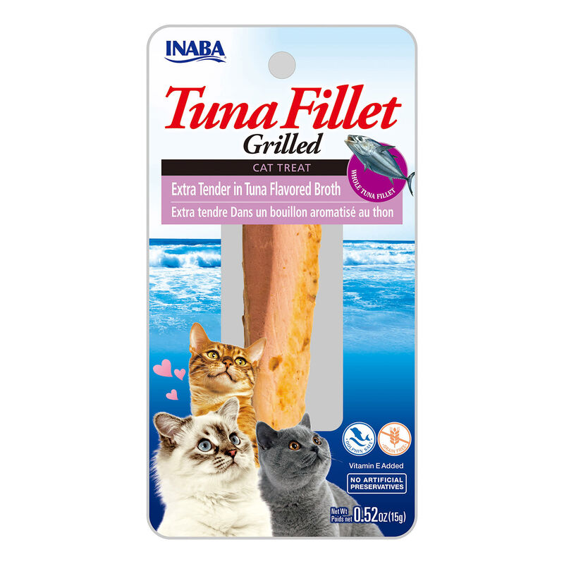 Grilled Tuna Fillet Extra Tender In Tuna Flavored Broth Cat Treat image number 1