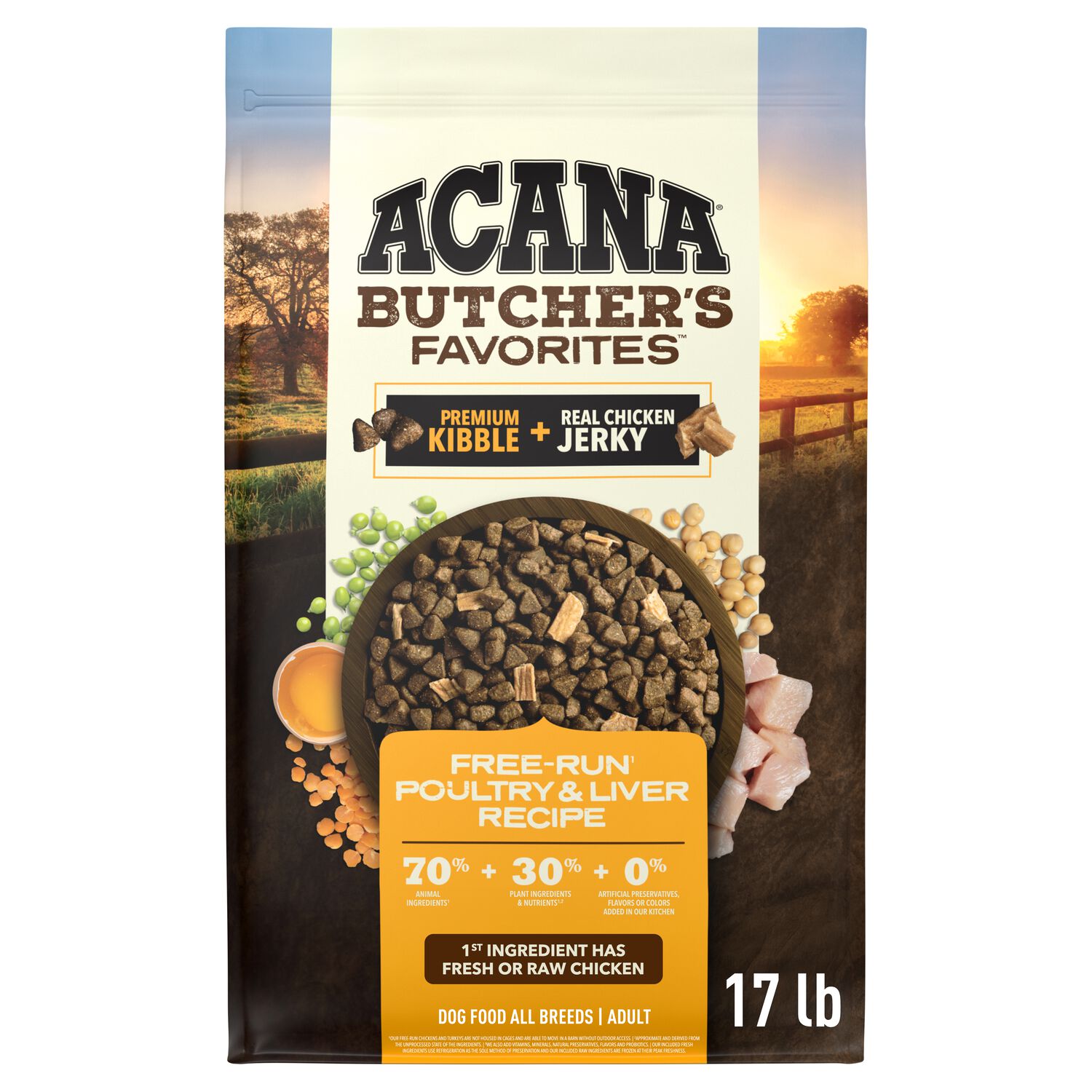 Acana Butcher&rsquo;S Favorites Free-Run Poultry & Liver Recipe Dry Dog Food