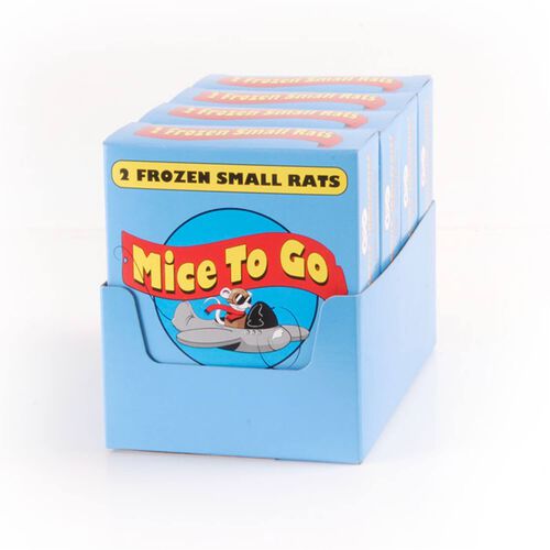 Mice To Go - Small Rats Frozen Reptile Food - 2 Count
