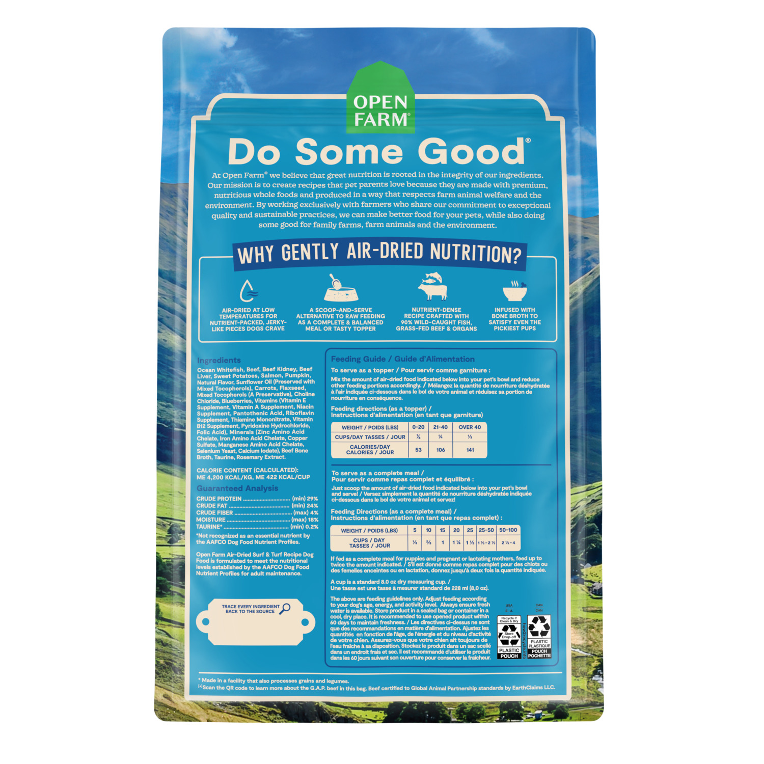Open Farm Air Dried Surf & Turf Recipe Dog Food, 16-Oz Bag