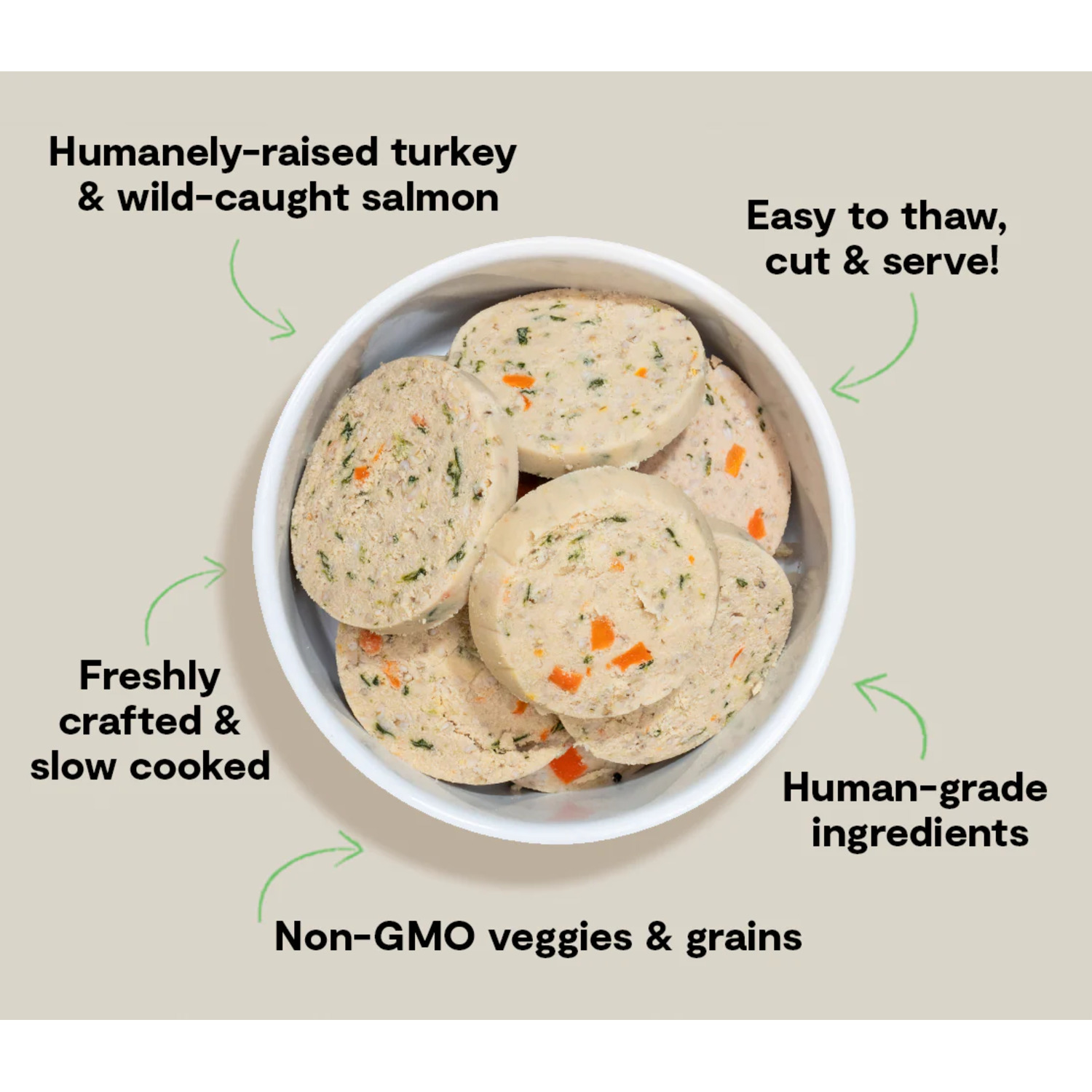 Open Farm Goodbowl Turkey & Salmon Recipe Frozen Dog Food
