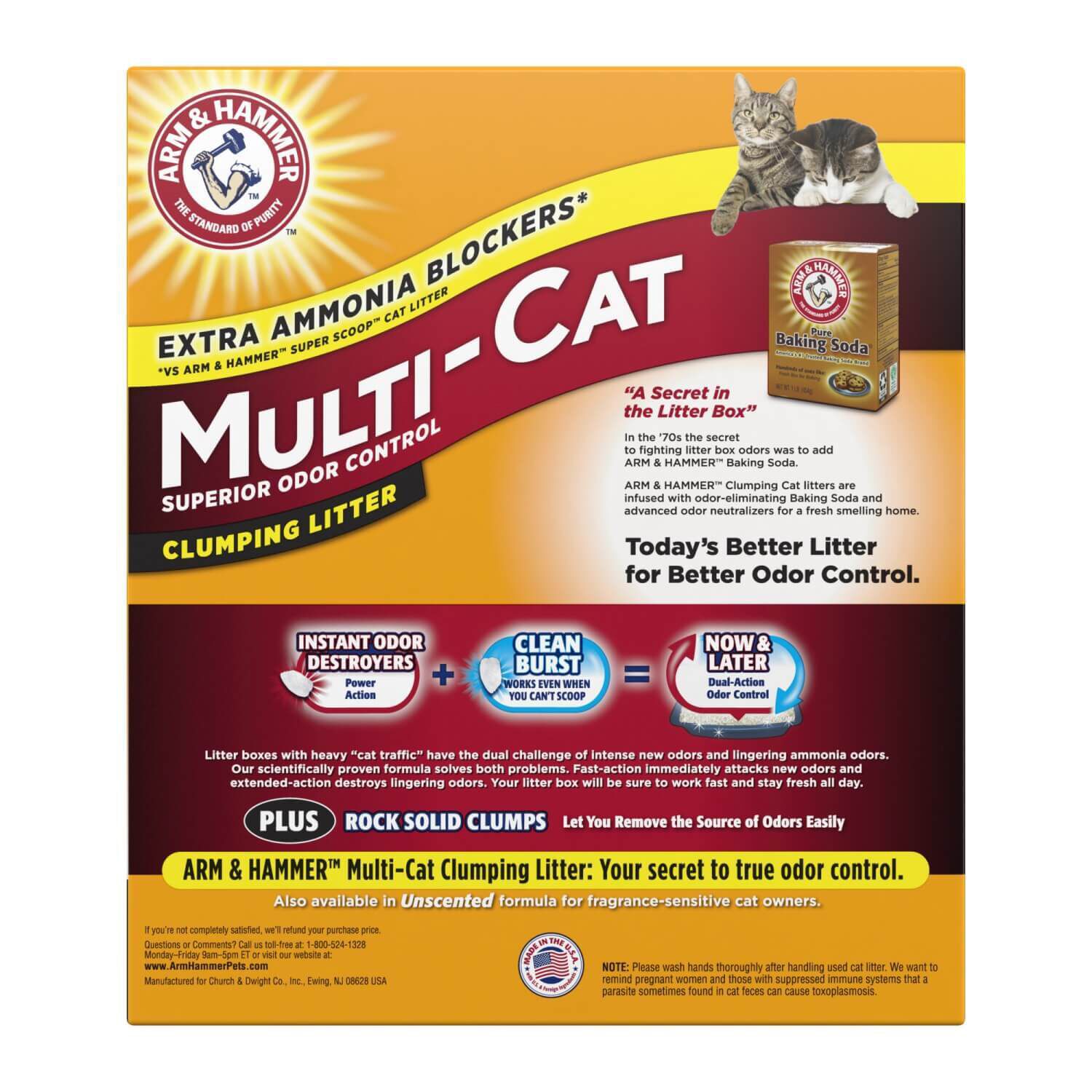 Arm & Hammer Multi-Cat Clumping Cat Litter