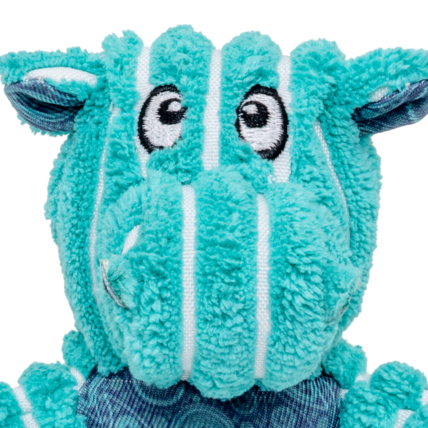 Kong Floppy Knots Blue Hippo Plush Dog Toy, Extra Small - 4"