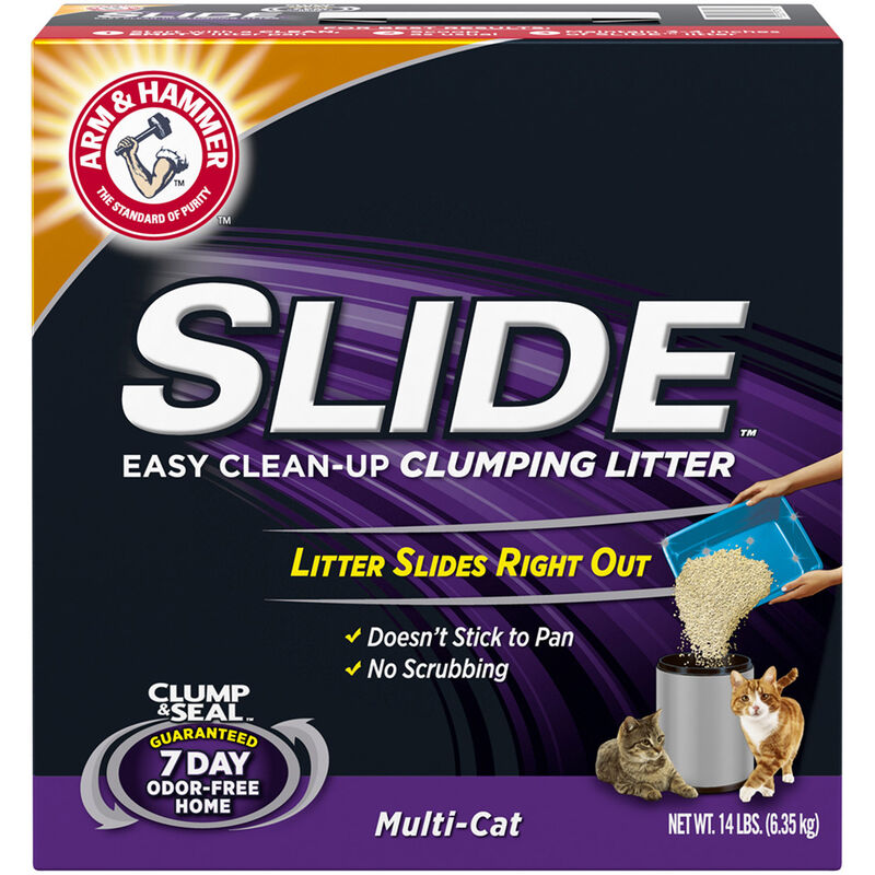 Clump & Seal Slide Multi Cat Easy Clean Up Clumping Cat Litter image number 1