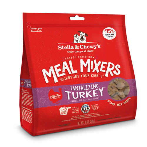 Freeze Dried Tantalizing Turkey Meal Mixers Dog Food