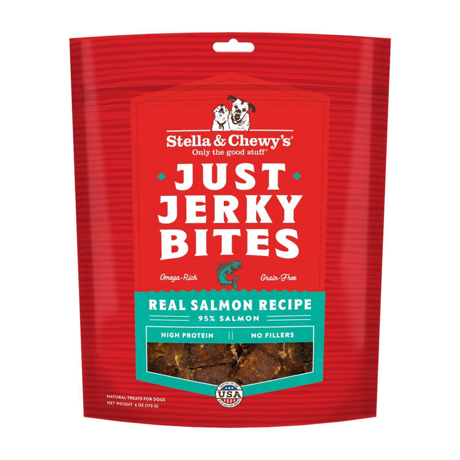Just Jerky Bites Salmon Dog Treats
