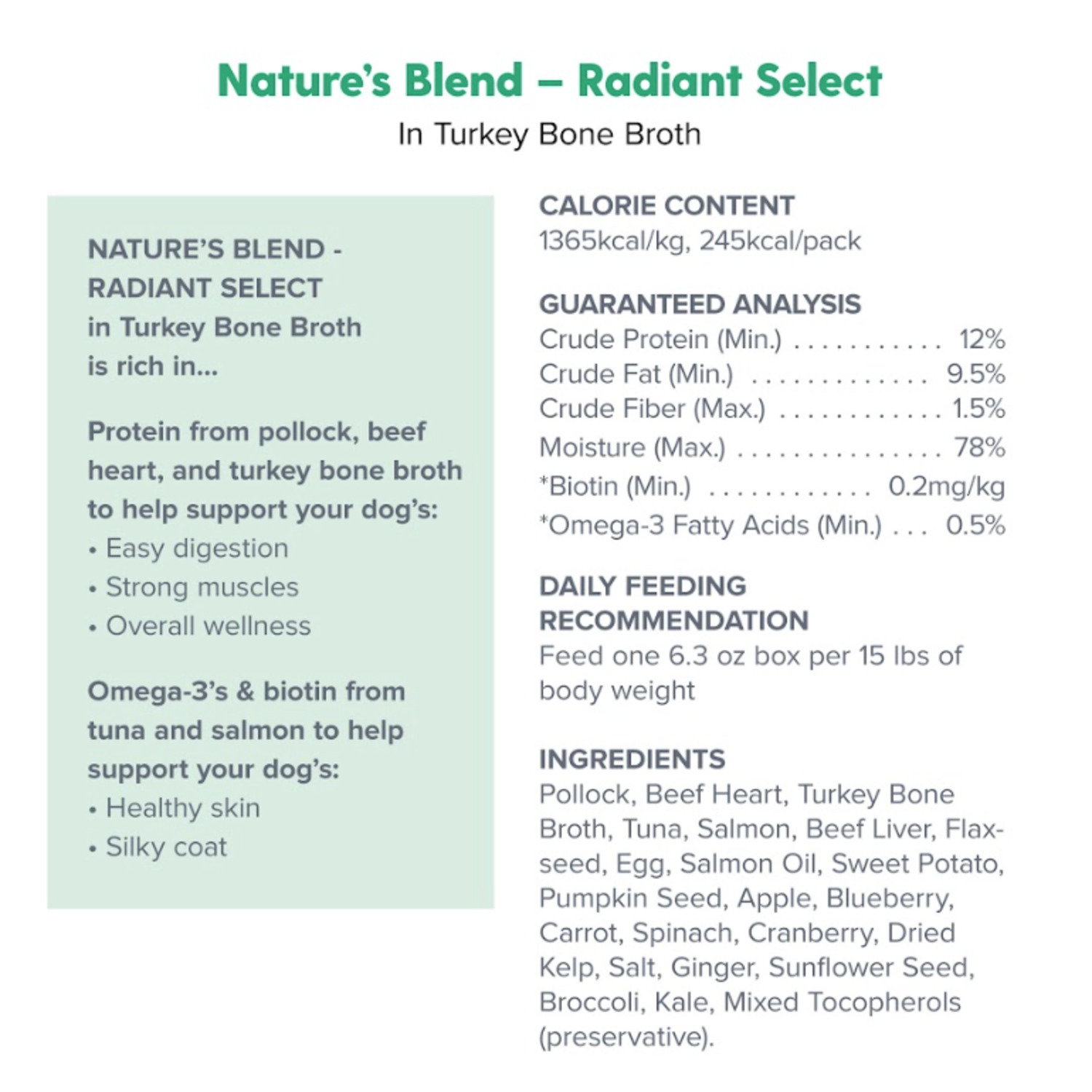 Dr. Marty Nature's Blend Adult Wet Dog Food Variety Pack, 3 Formulas - 12 - 6.3Oz Cans -