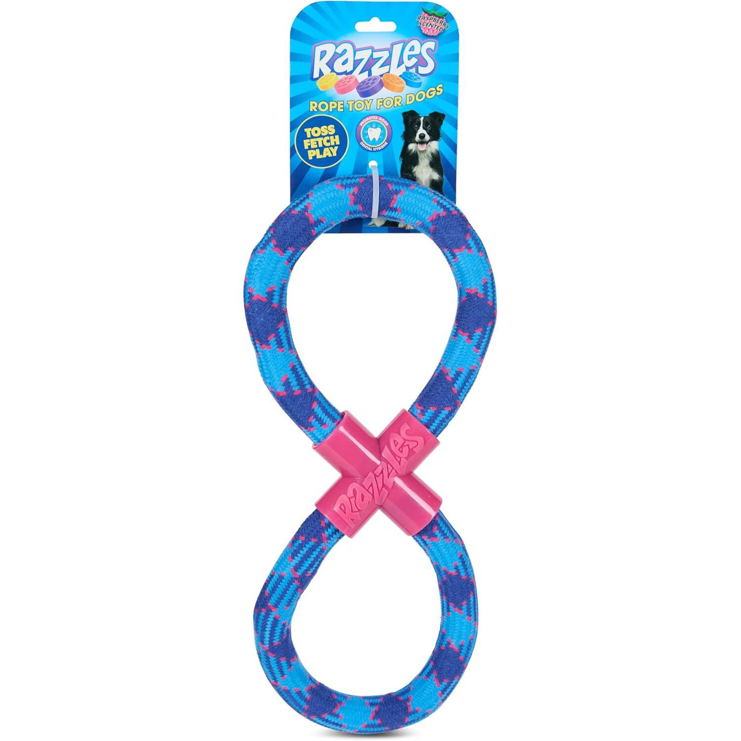Tootsie Razzles Candy Scented Rope & Tug Dog Toy, 15.5
