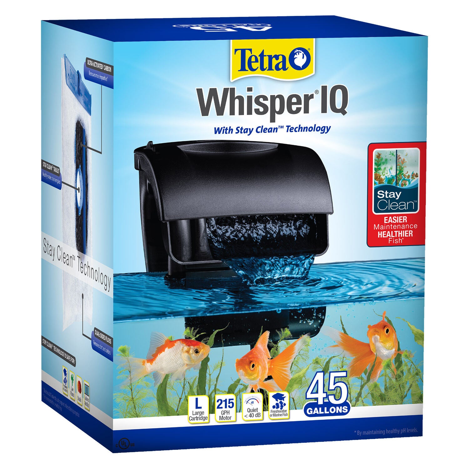 Tetra Whisper Iq Power Filter With Stay Clean Technology