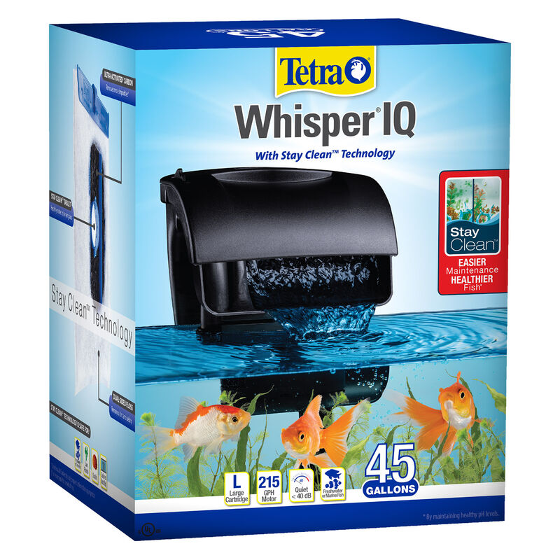 Whisper Iq Power Filter With Stay Clean Technology