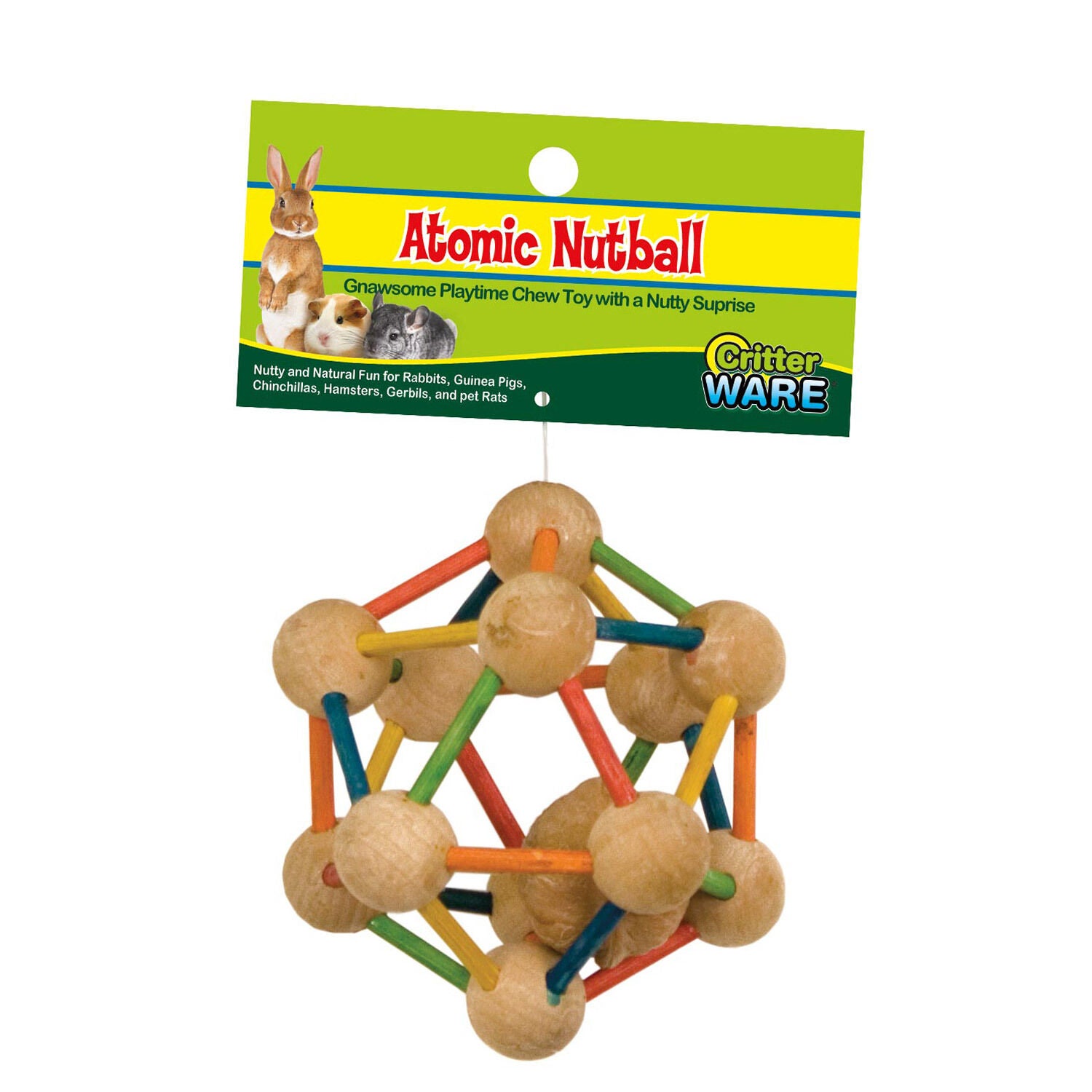 Critterware Atomic Nutball Small Animal Toy