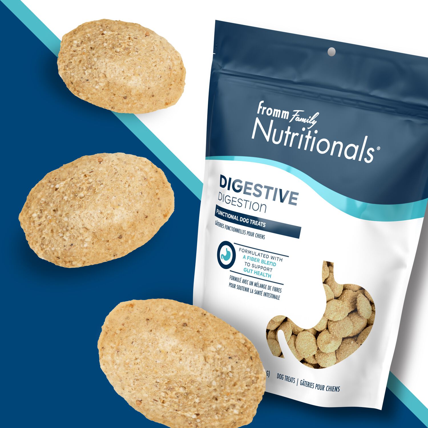 Fromm Nutritionals Digestive Functional Crunchy Dog Treats, 6-Oz Bag