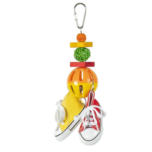Sneakers And Balls Bird Toy