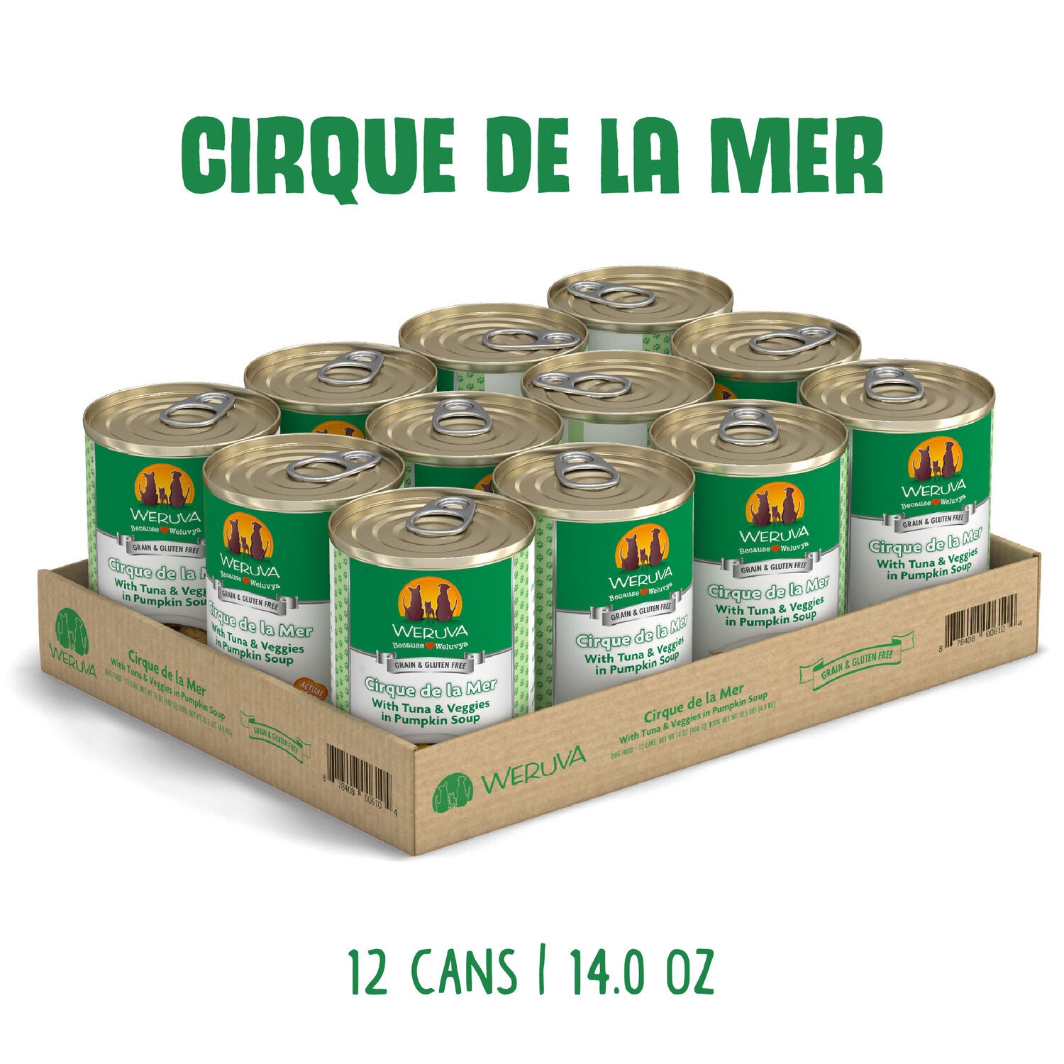 Weruva Classic Cirque De La Mer Wet Dog Food, 14-Oz Pack Of 12