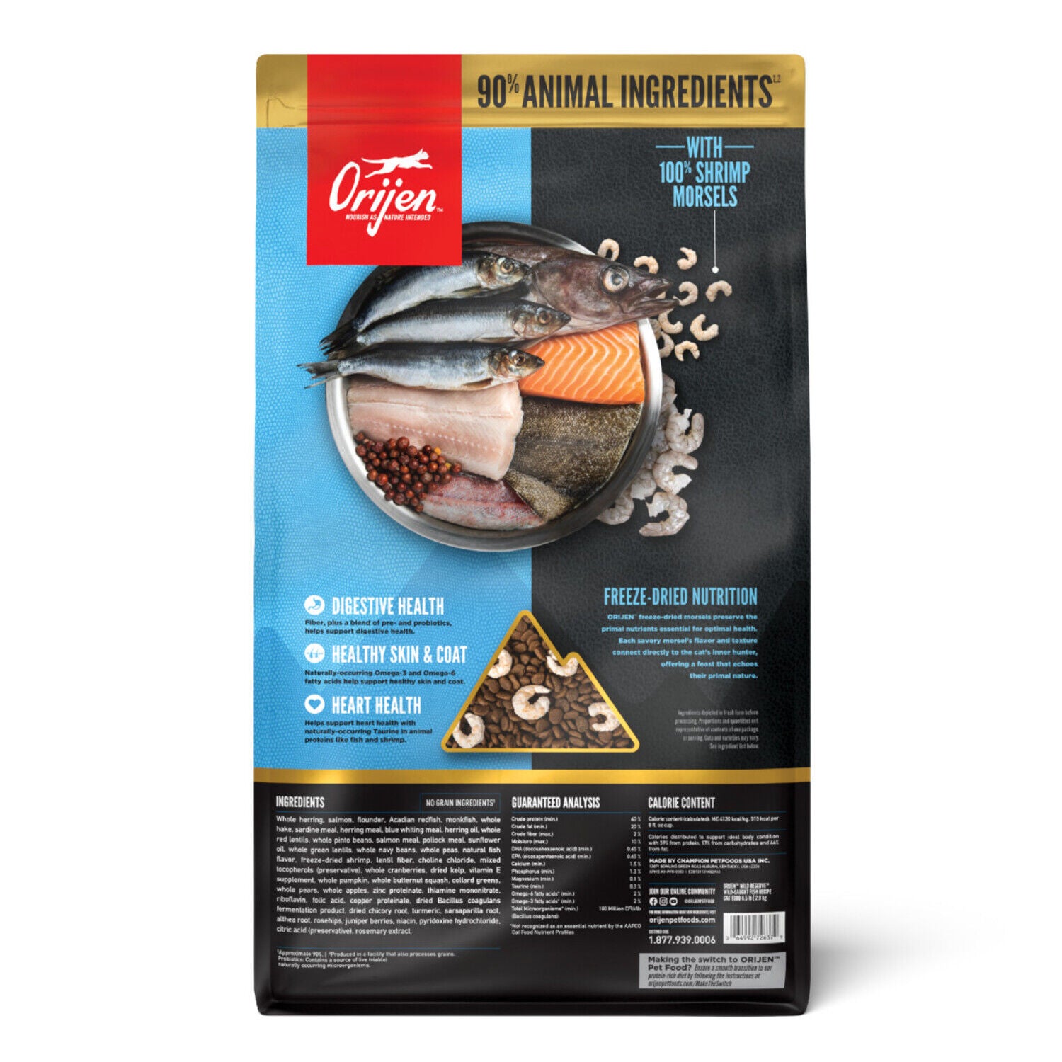 Orijen Wild Reserve Dry Cat Food, Wild-Caught Fish Recipe, 6.5-Lb