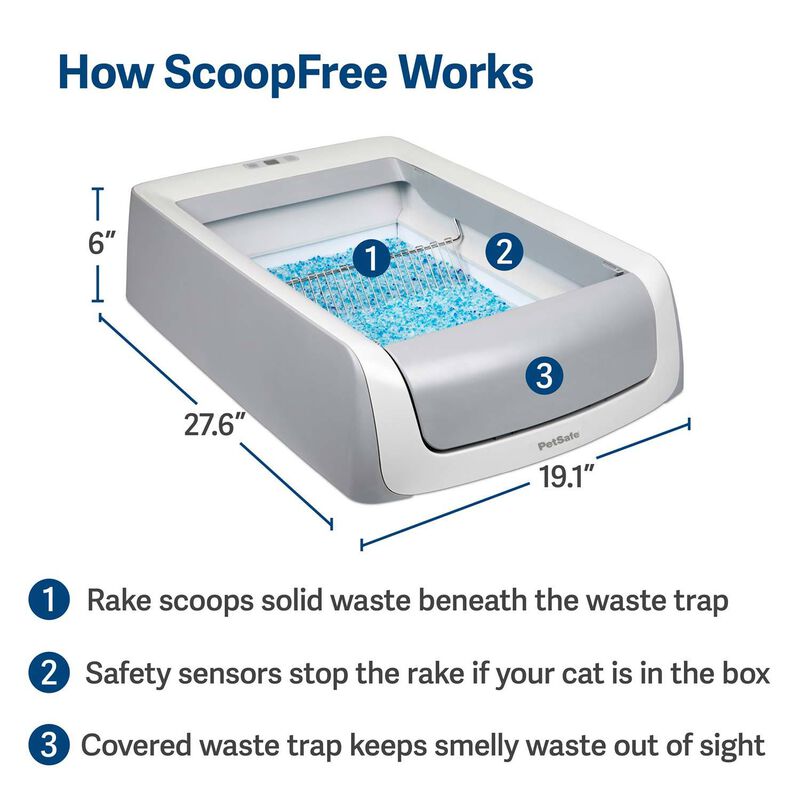 Pet Safe® Scoop Free® Complete Plus Self Cleaning Litter Box