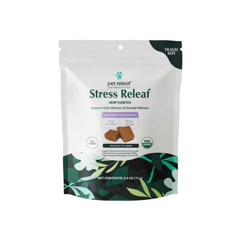 Stress Releaf Cbd Travel Size Peanut Butter Carob Flavor Organic image number 1