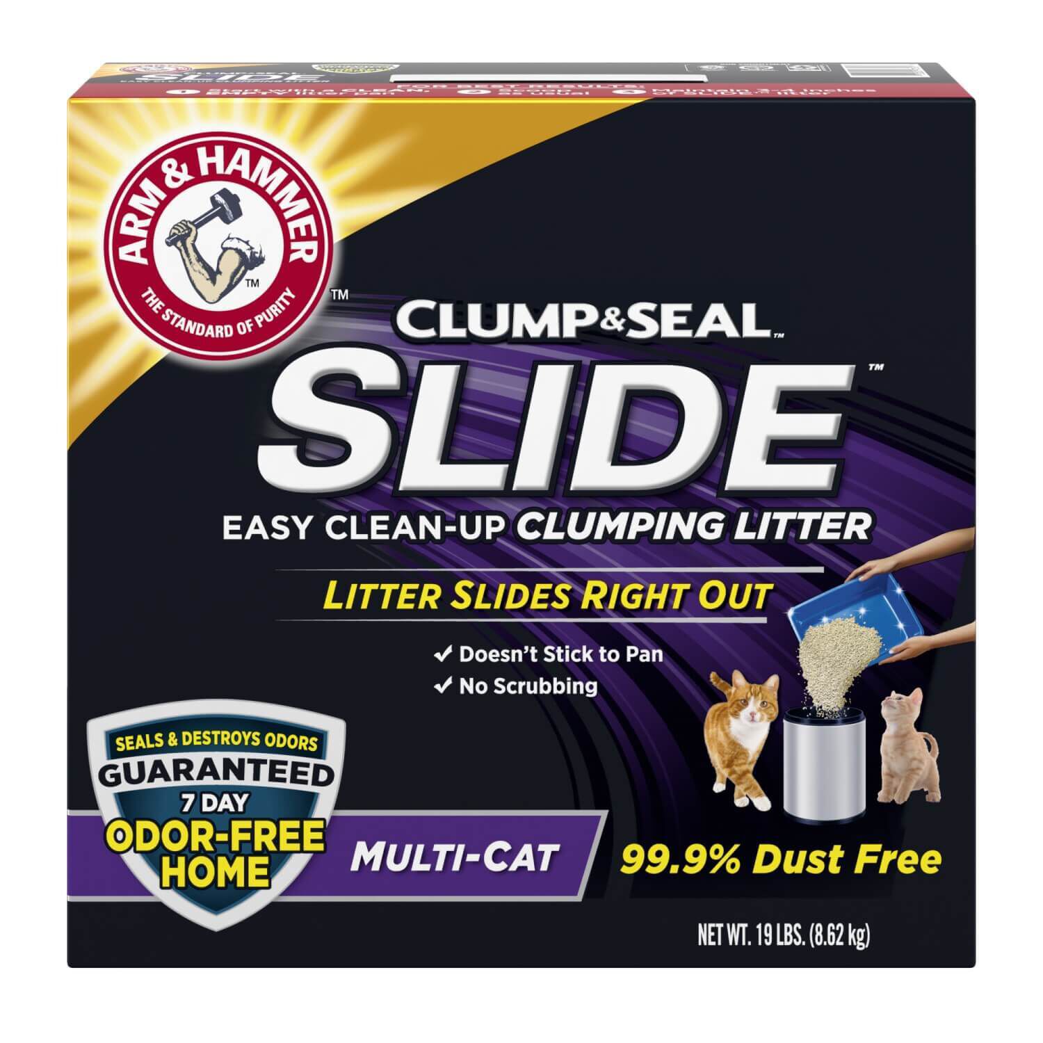 Arm & Hammer Slide Easy Clean-Up Multi-Cat Clumping Cat Litter