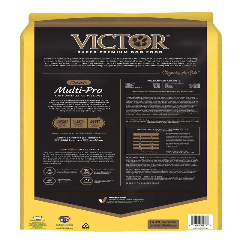 Victor Classic Multi Pro Dog Food image number 2