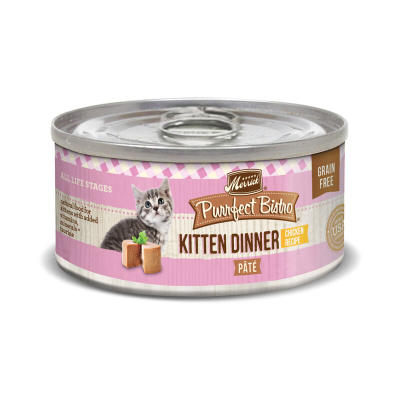 Purrfect Bistro Grain Free Kitten Dinner Chicken Pate Recipe Cat Food image number 1