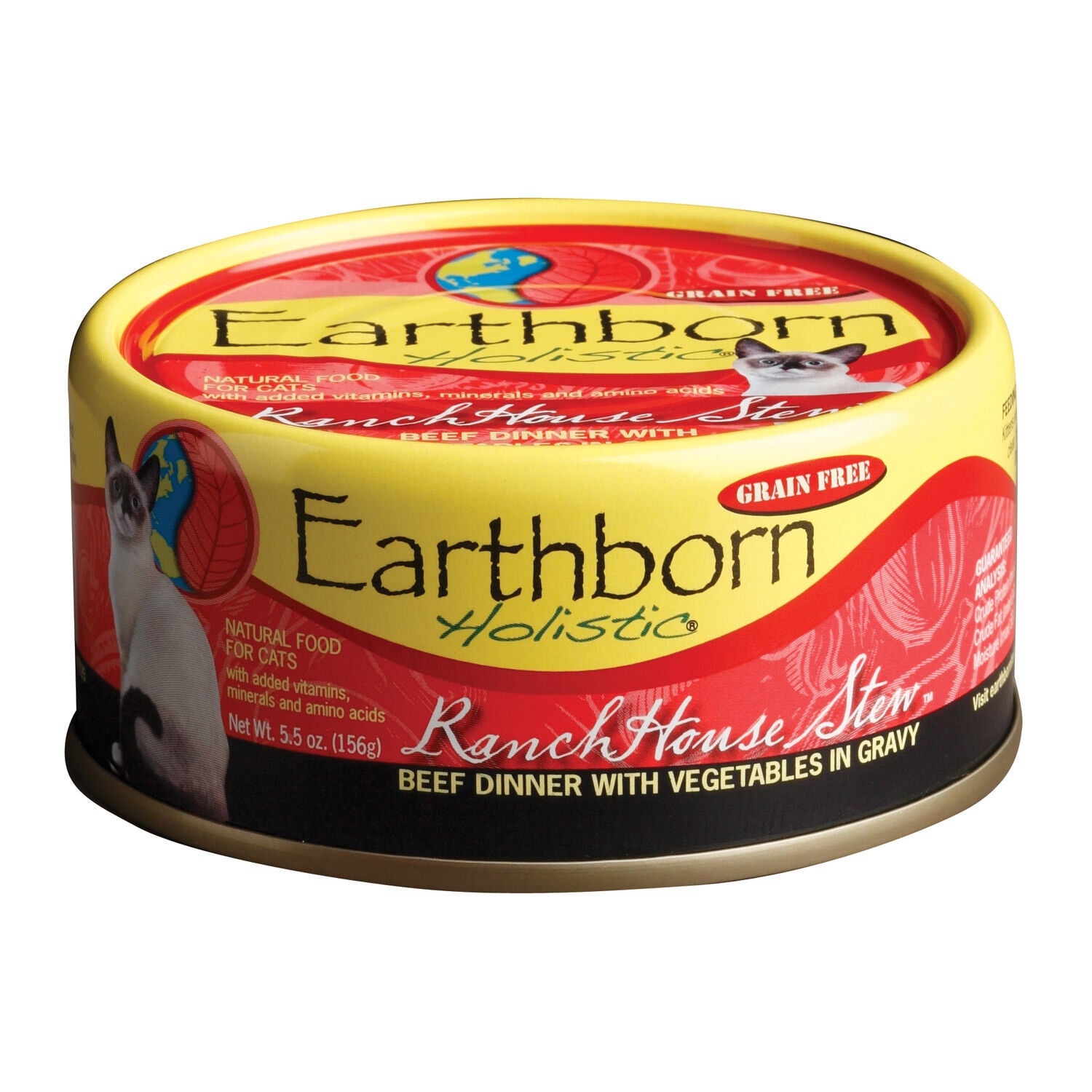 Earthborn Holistic Ranchhouse Stew Beef Dinner With Vegetables In Gravy Cat Food