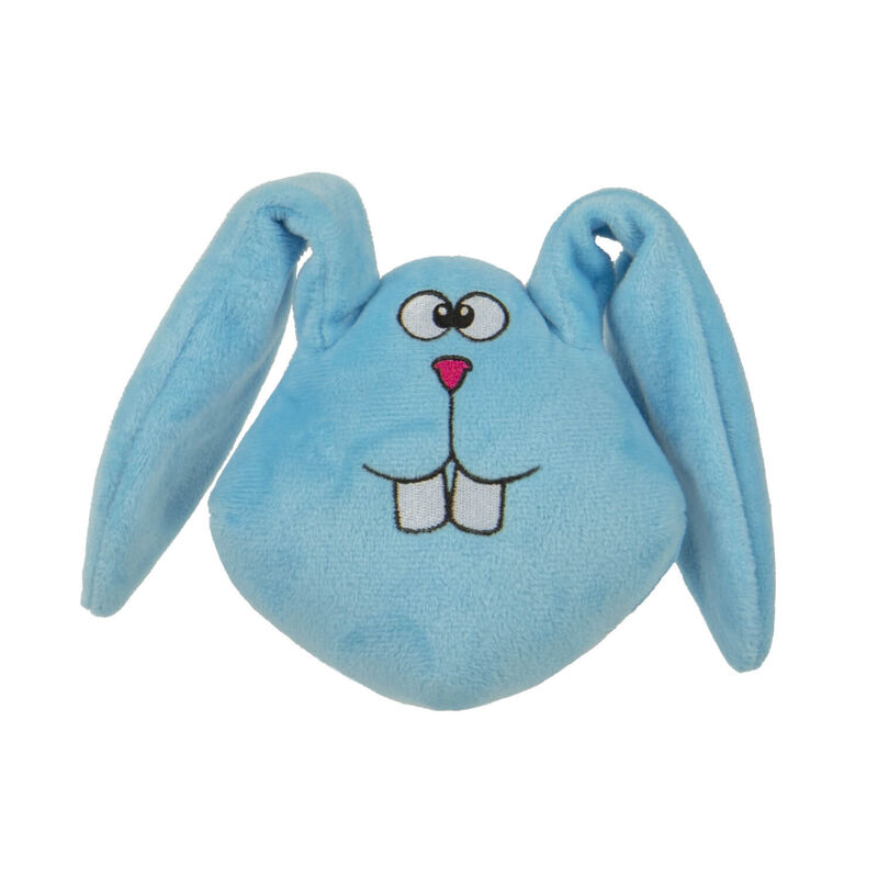 Blue Bunny With Chew Guard Technology Animated Squeaker Dog Toy image number 1