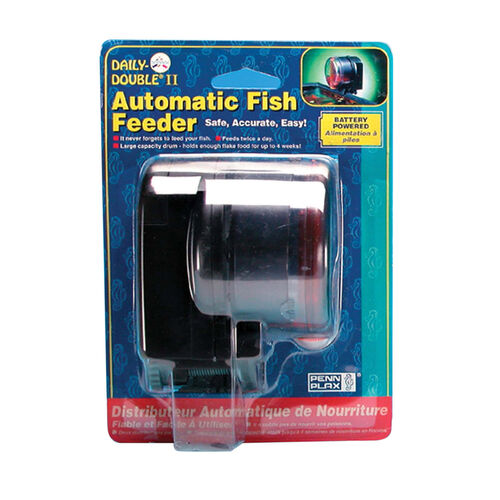 Penn Plax Daily Double Battery Operated Automatic Fish Feeder