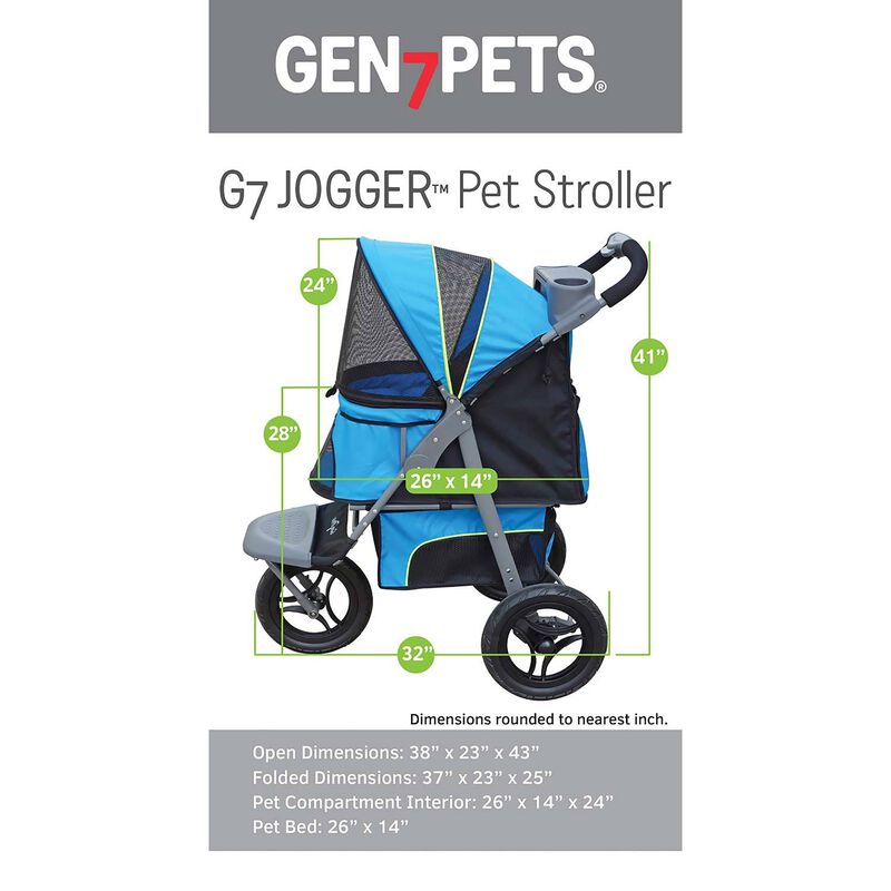 Jogger Pet Stroller Trailblazer Blue image number 2