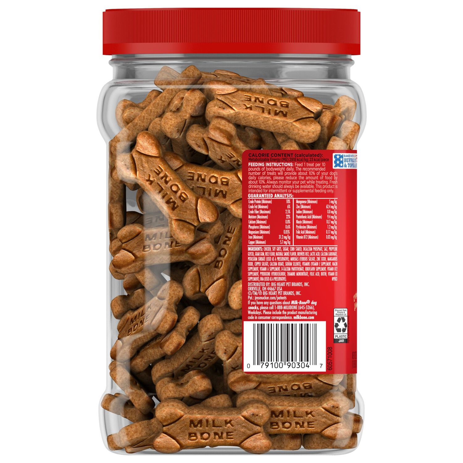 Milk-Bone Soft & Chewy Real Chicken Dog Treats, 25-Oz Canister