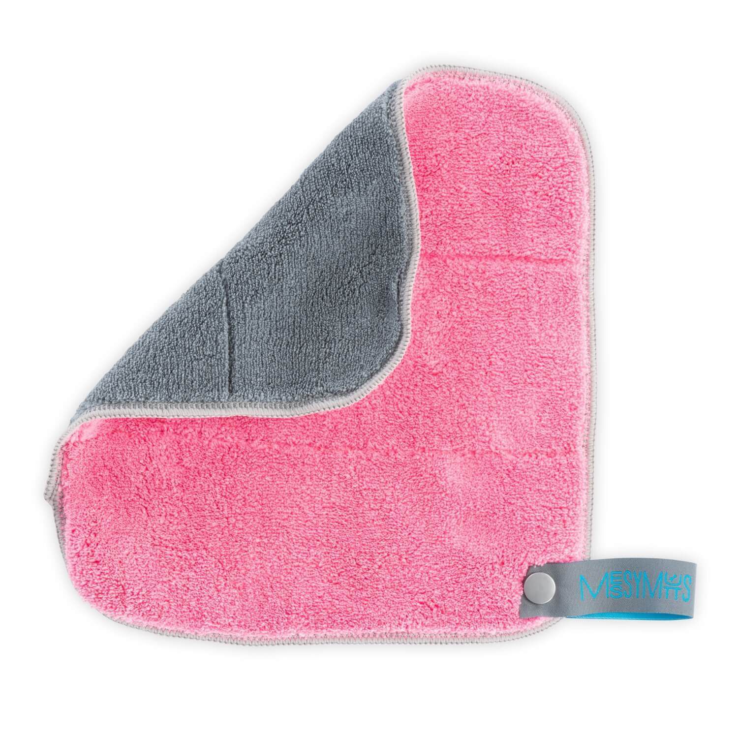 Messy Mutts Microfiber Dual Sided Emergency Mini Pet Towel With Clip - Assorted Colors