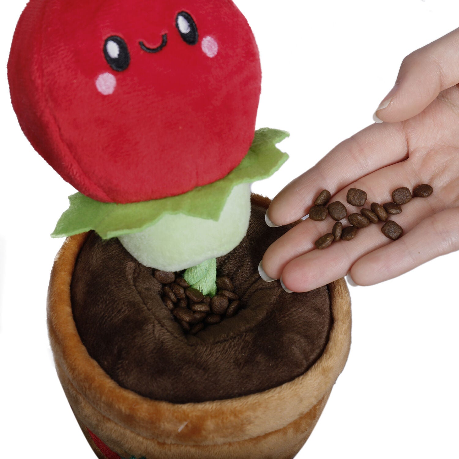 Territory Tomato Treat-And-Tug Dog Toy, 15"