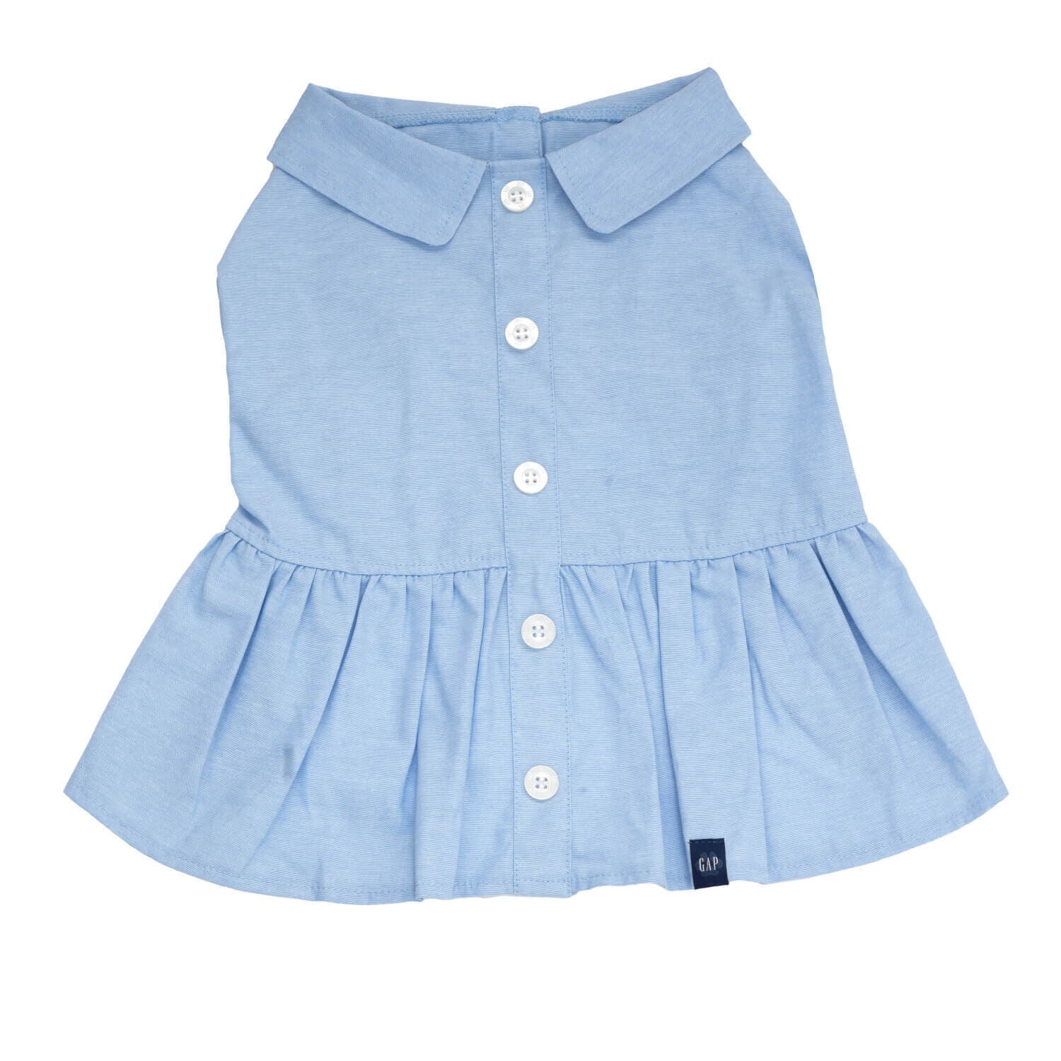 Gap Collared Blue Denim Dog Dress