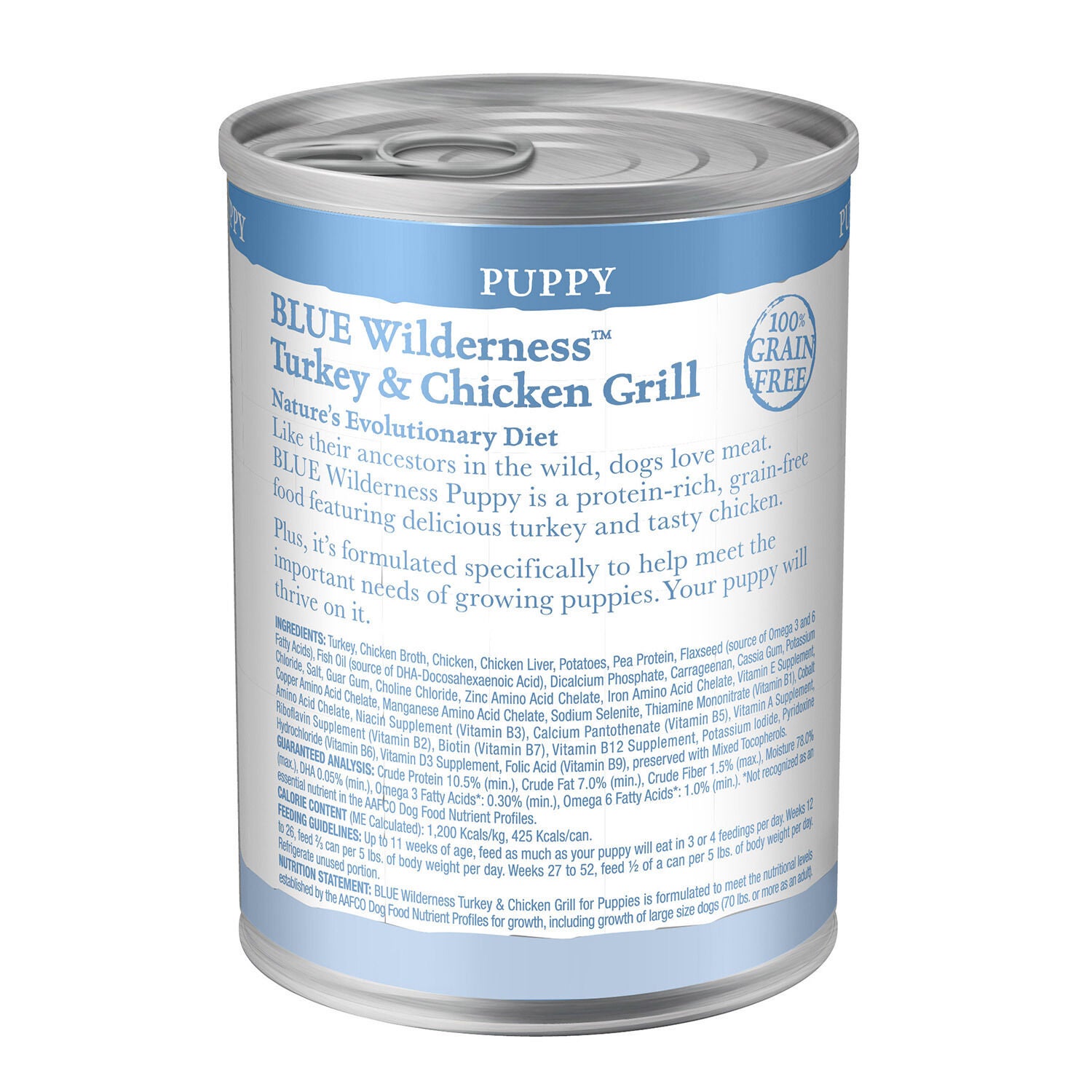 Blue Buffalo Wilderness Puppy Turkey & Chicken Grill Dog Food