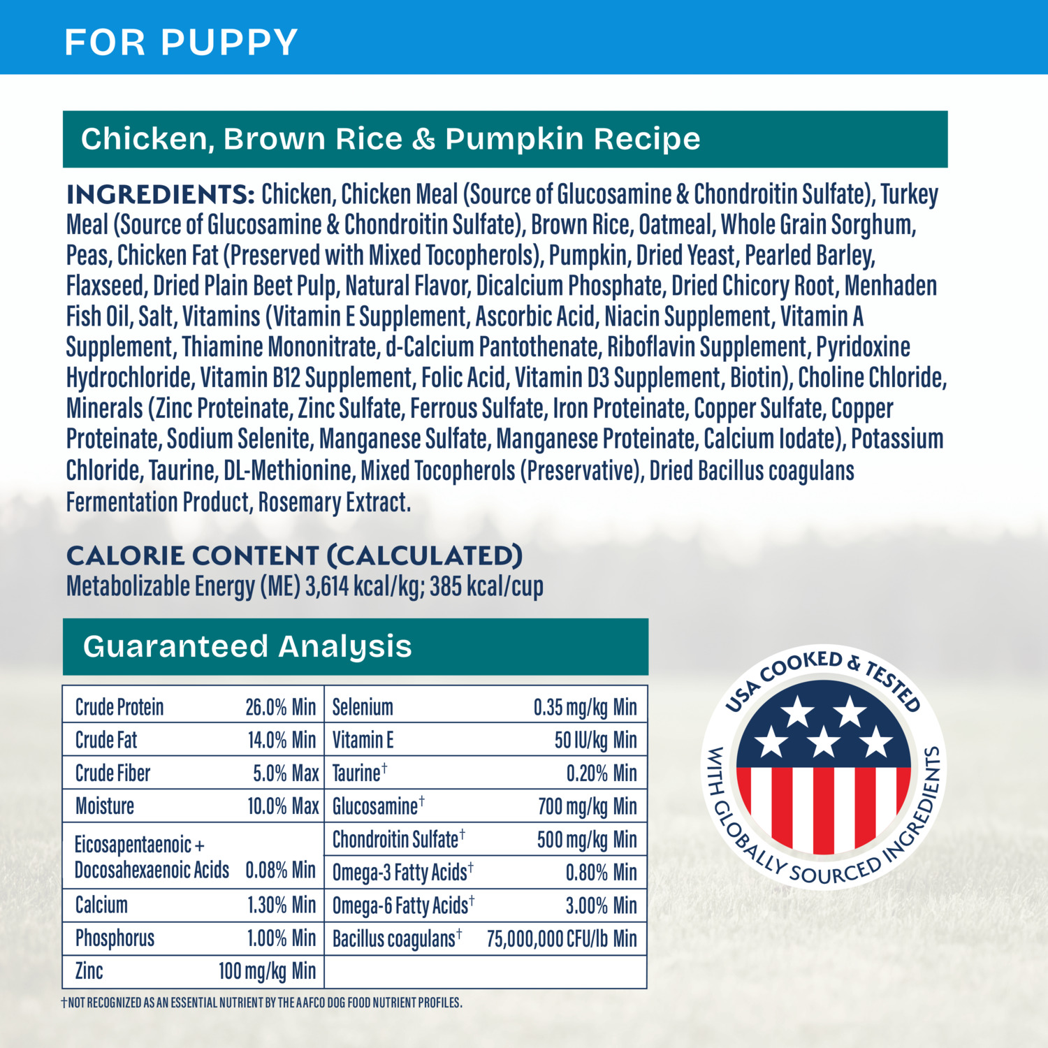 Natural Balance Health Protection Puppy Dry Dog Food, Chicken, Brown Rice & Pumpkin Recipe, 12-Lb