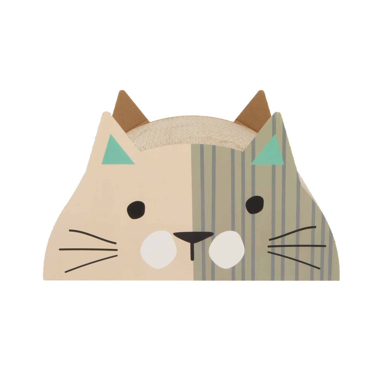 Aristopet Multi-Colored Playful Cardboard Cat Ears Scratcher