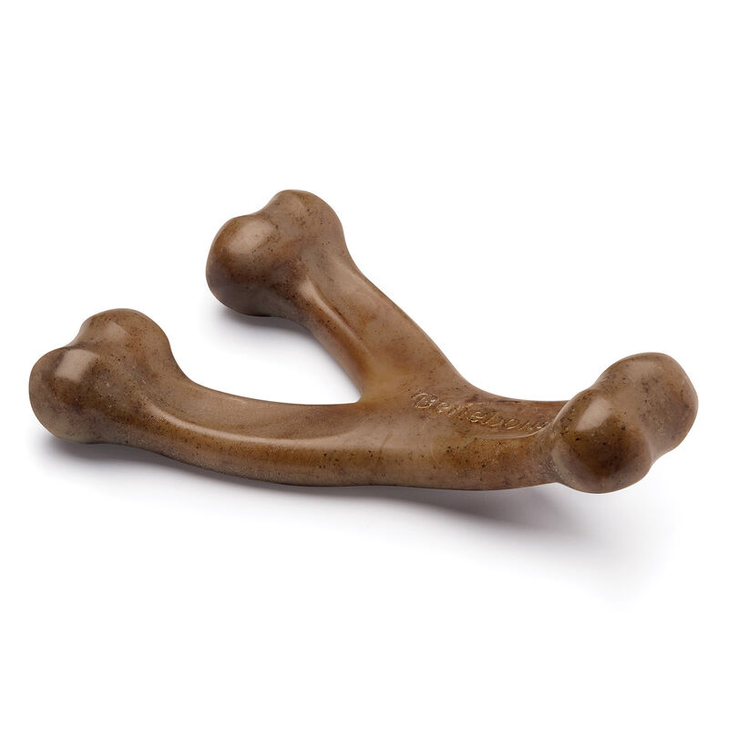 Bacon Wishbone Dog Chew Toy image number 3