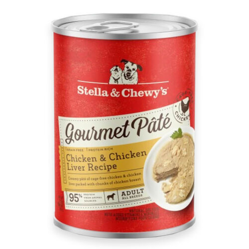Stella & Chewy'S Dog Gourmet Pâté Chicken & Chicken Liver Recipe Wet Dog Food