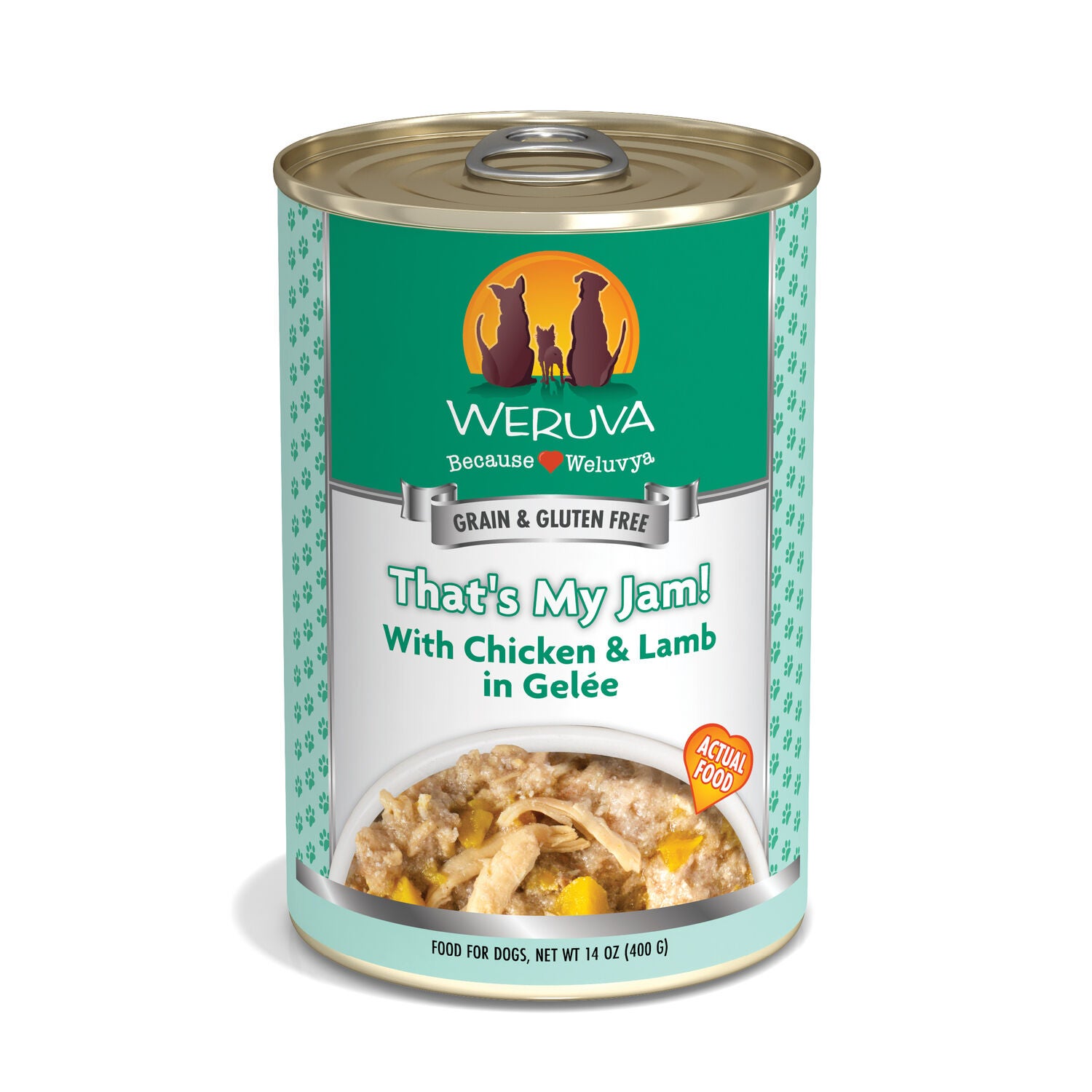 Weruva Classic Dog That's My Jam! Wet Dog Food, 14-Oz Can Pack Of 12