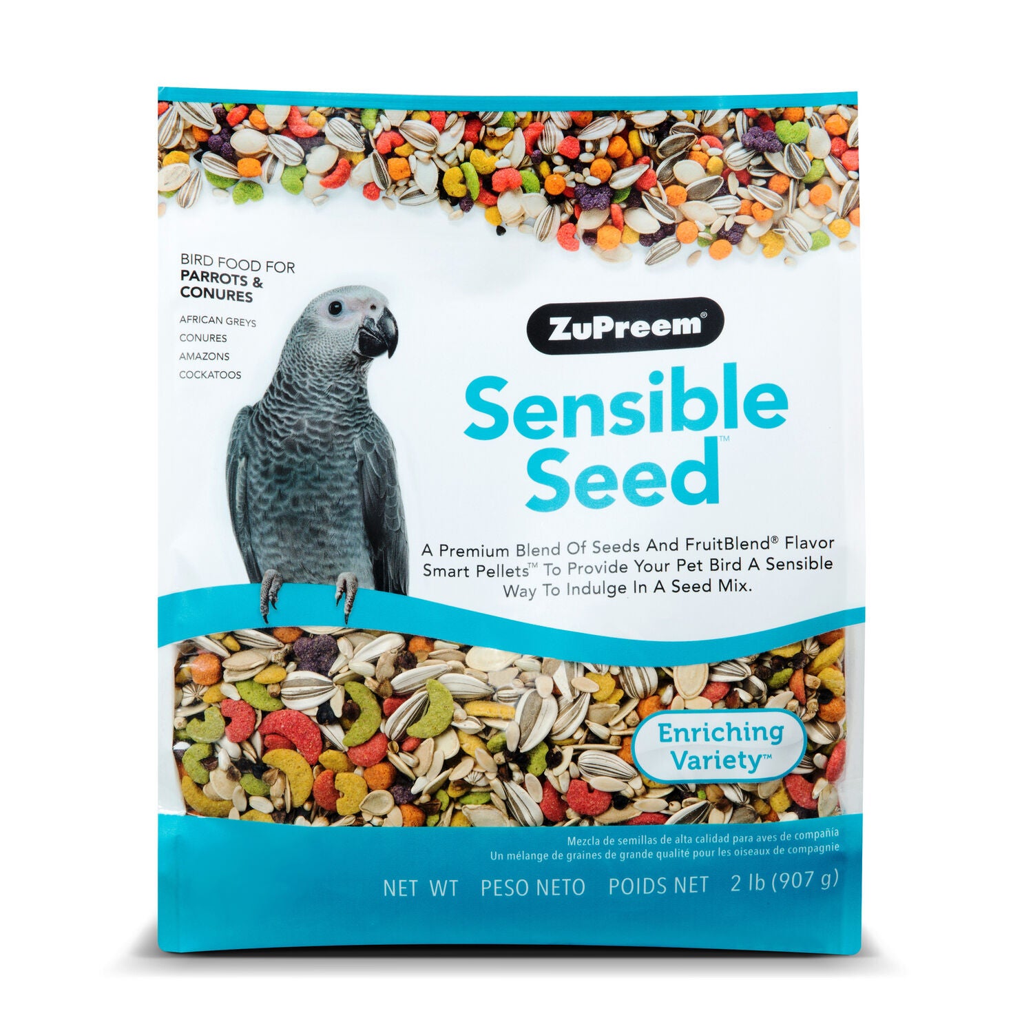 Zupreem Sensible Seed Bird Food For Parrots & Conures