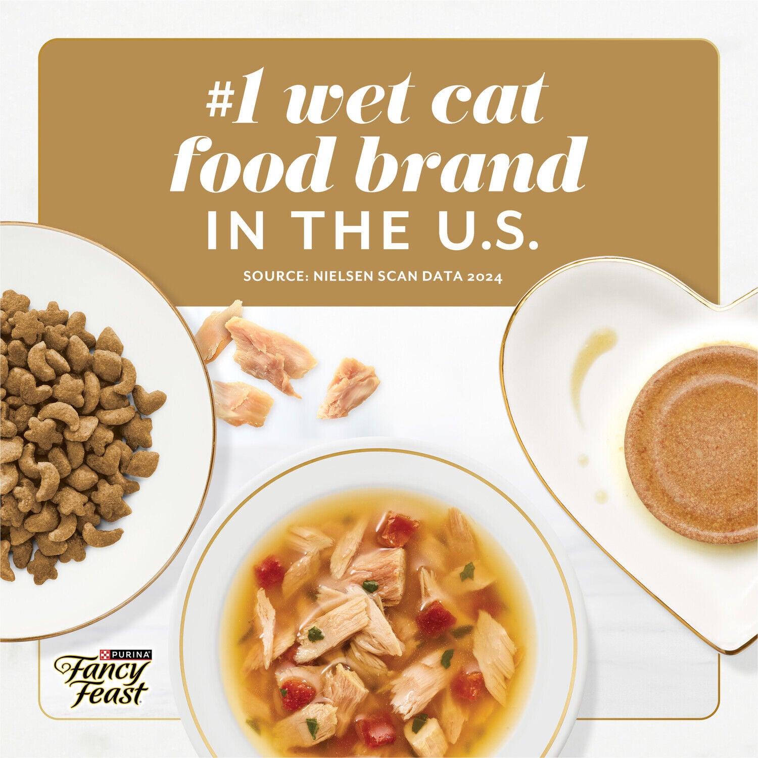 Fancy Feast Gems Pate Cat Food Mousse Salmon Or Tuna And A Halo Of Savory Gravy Wet Cat Food Variety Pack - (1) 8 Ct. Box