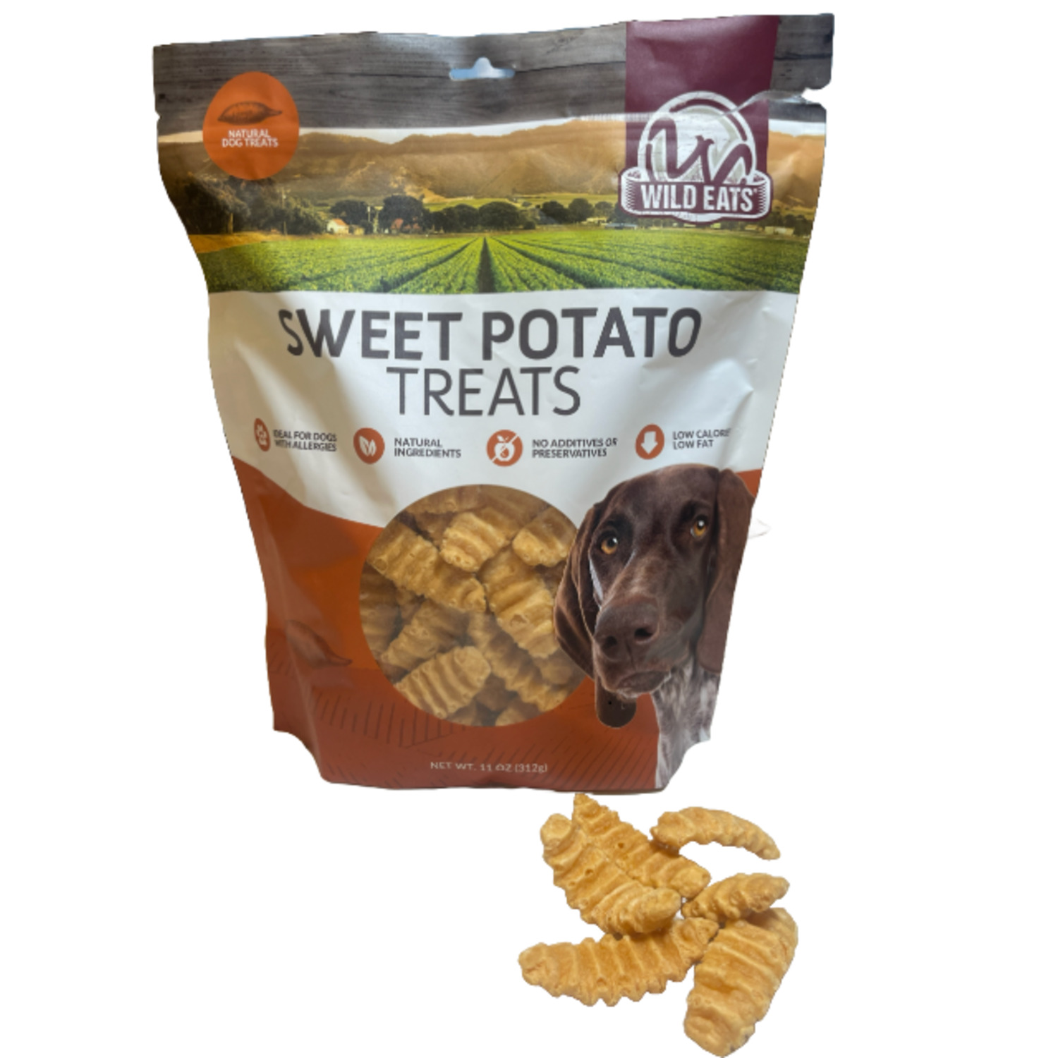 Wild Eats Sweet Potato Treats Natural Dog Treats
