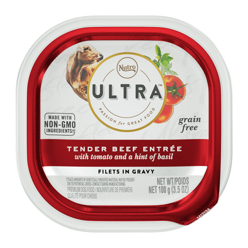 Ultra Tender Beef Entree With Tomato & Basil Dog Food