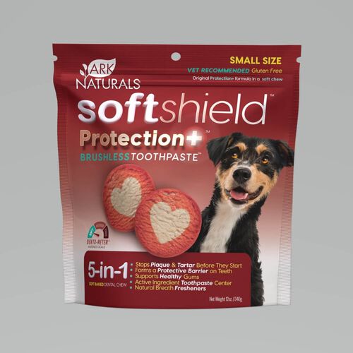 Ark Naturals Soft Shield Protection+  Brushless Toothpaste Soft Baked Dental Chews For Dogs