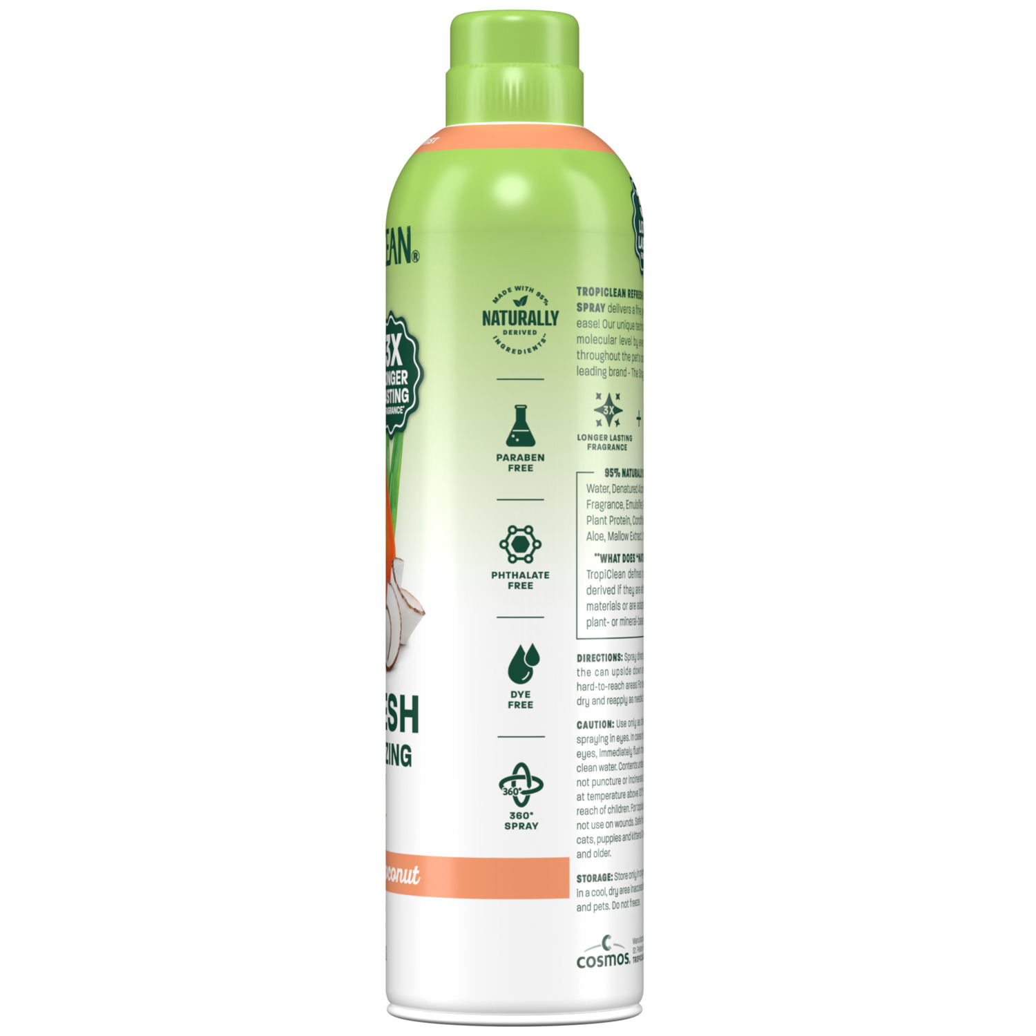 Tropiclean Papaya Scented Dog Deodorizing Mist And Detangling Spray, 10-Oz