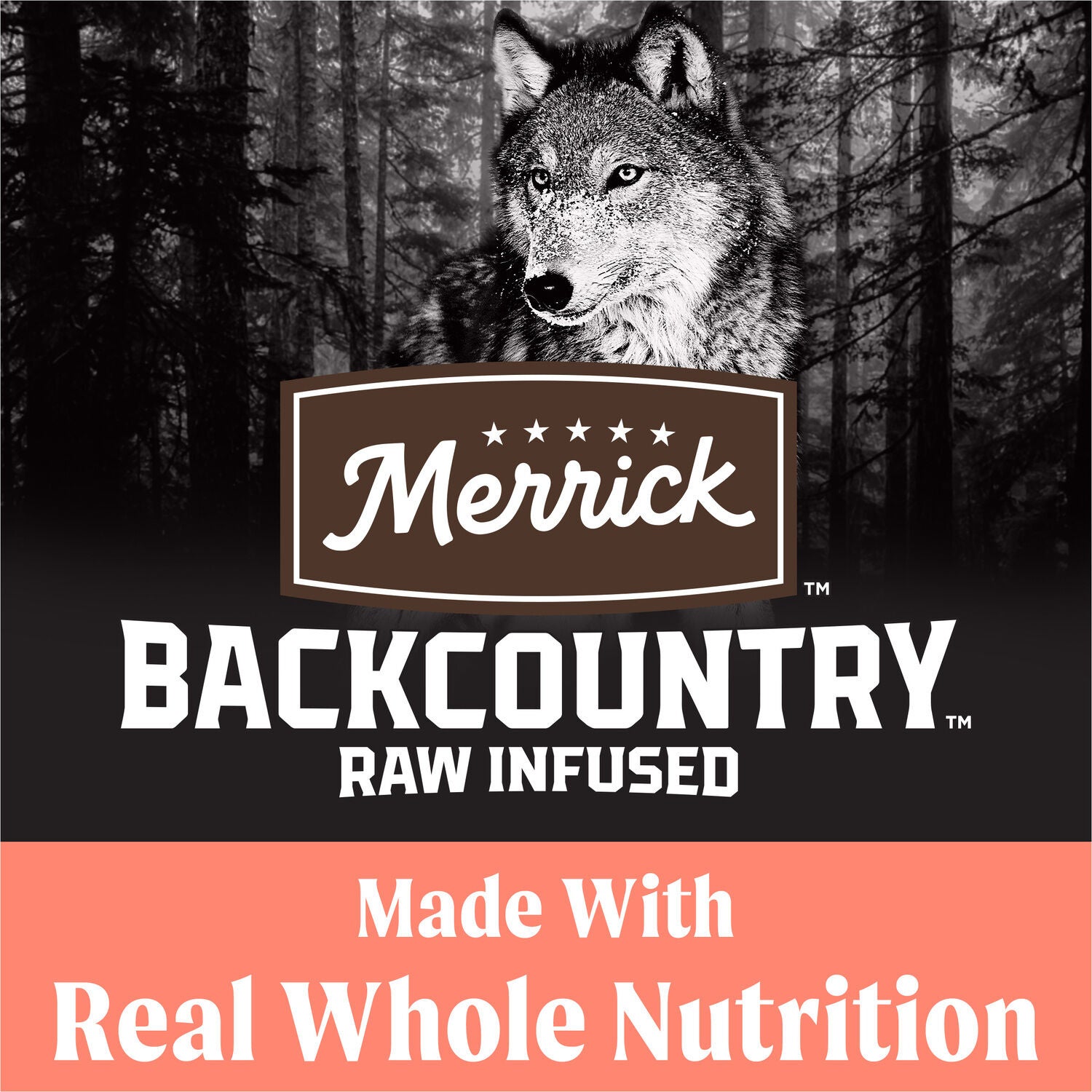 Merrick Backcountry Grain Free Dry Adult Dog Food, Kibble With Freeze Dried Raw Pieces, Pacific Catch With Salmon, 4.0-Lb Bag
