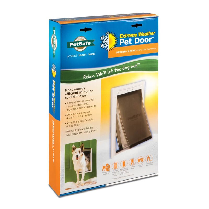 Pet Safe® Extreme Weather Never Rust Energy Efficient Cat & Dog Door