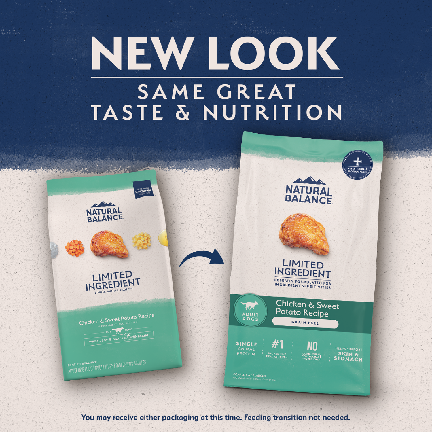 Natural Balance Limited Ingredient Grain-Free Chicken & Sweet Potato Recipe Dry Dog Food, 4-Lb Bag